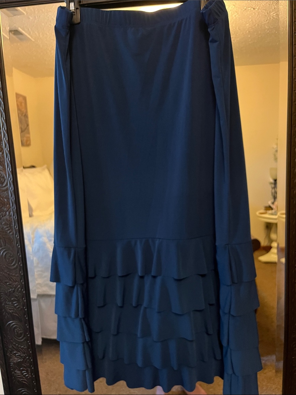 2x Navy Ruffle slip/Skirt Extender